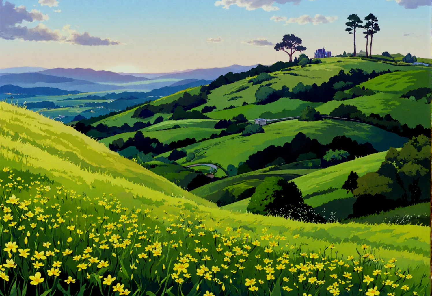 AI Ghibli-Inspired Landscapes